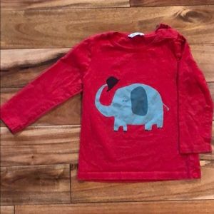 Mini boden cute red shirt.